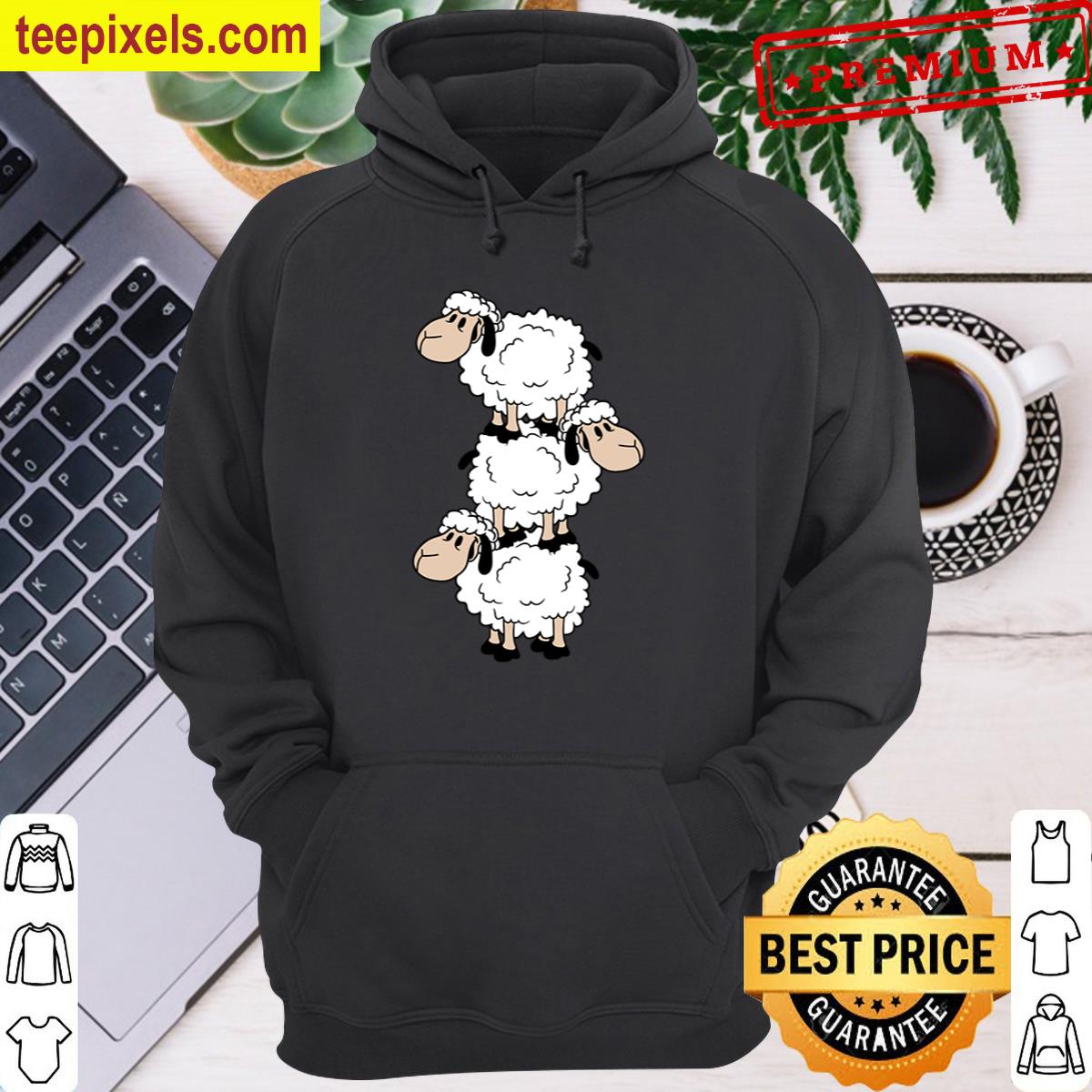 3 Sheep Tower Circus Acrobatics Three Artists Fun Classic T-shirt Tee Shirt