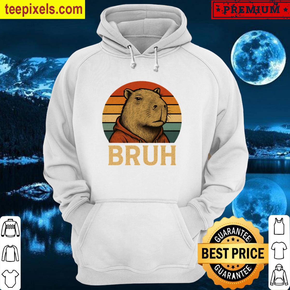Bruh Capybara Retro Style Funny Animal Classic T-shirt Tee Shirt