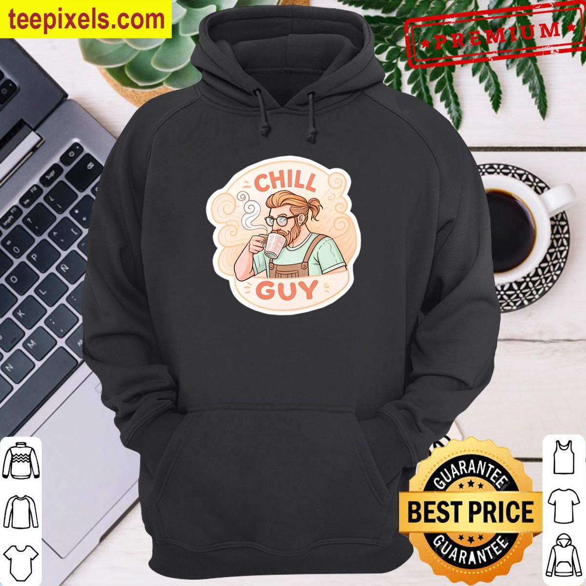 Chill Guy Drinking Coffee Classic T-shirt Tee Shirt