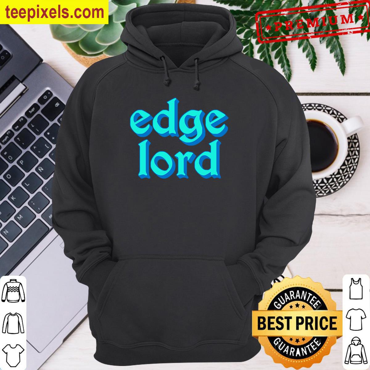Edge Lord In Teal And Blue Oversized T-shirt Tee Shirt