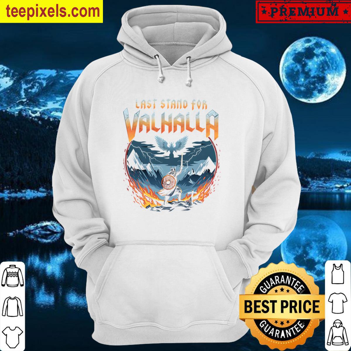 Epic Viking ‘last Stand For Valhalla’ Design Classic T-shirt Tee Shirt