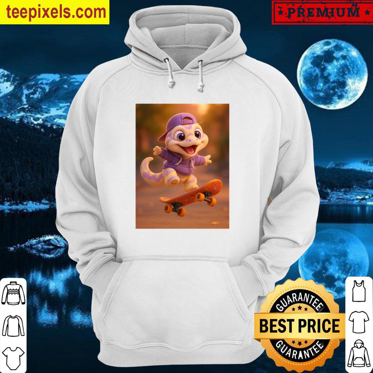 Lavender Albino Ball Python Skater Classic T-shirt Tee Shirt