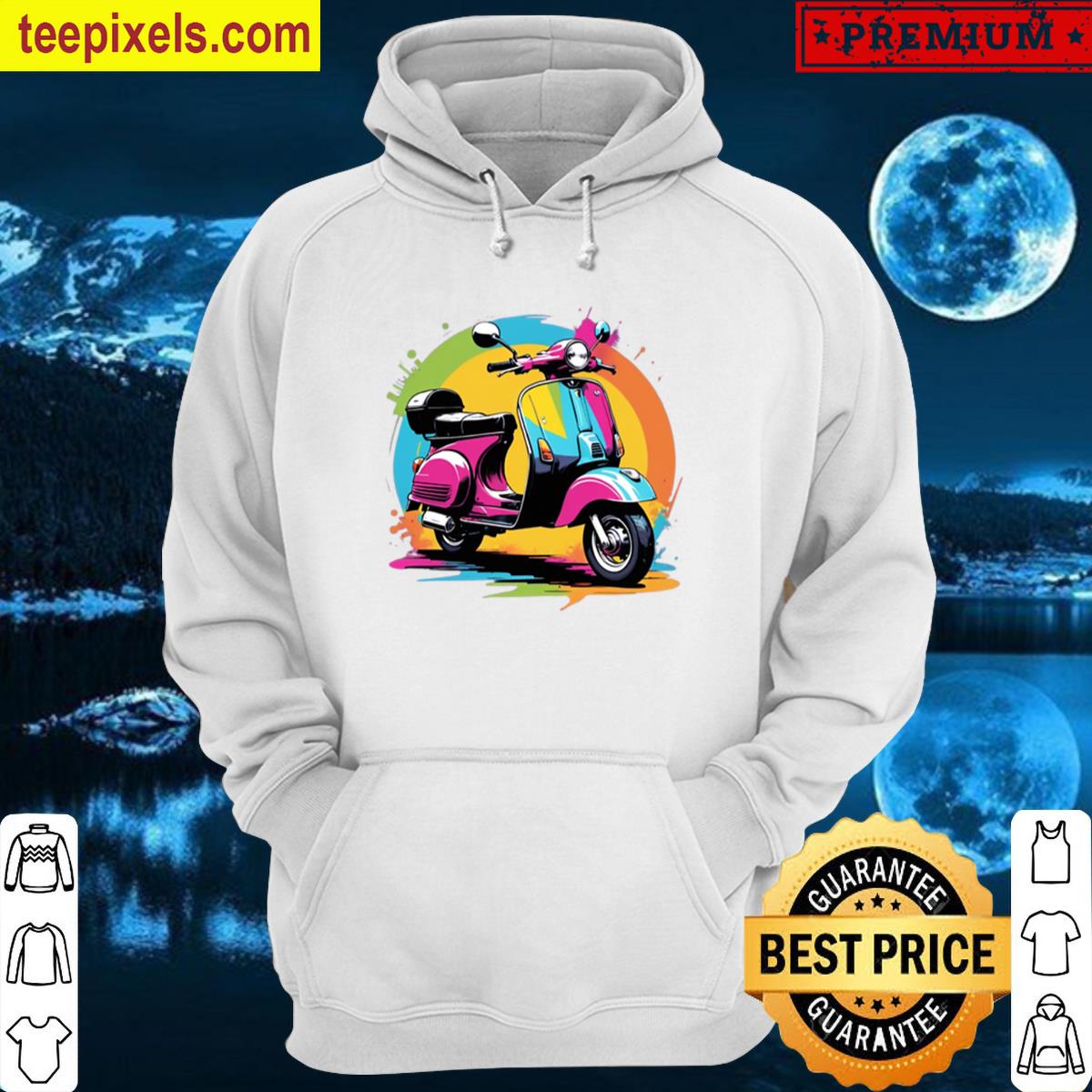 Retro Moped Classic T-shirt Tee Shirt