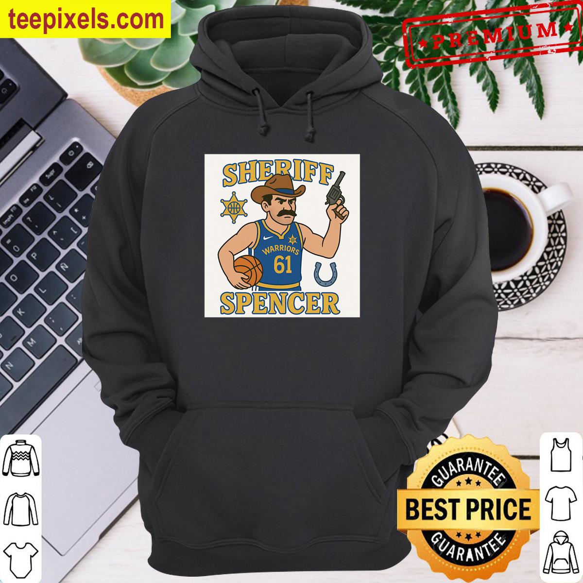 Sheriff Spencer Golden State Warriors Pat Spencer Classic T-shirt Tee Shirt