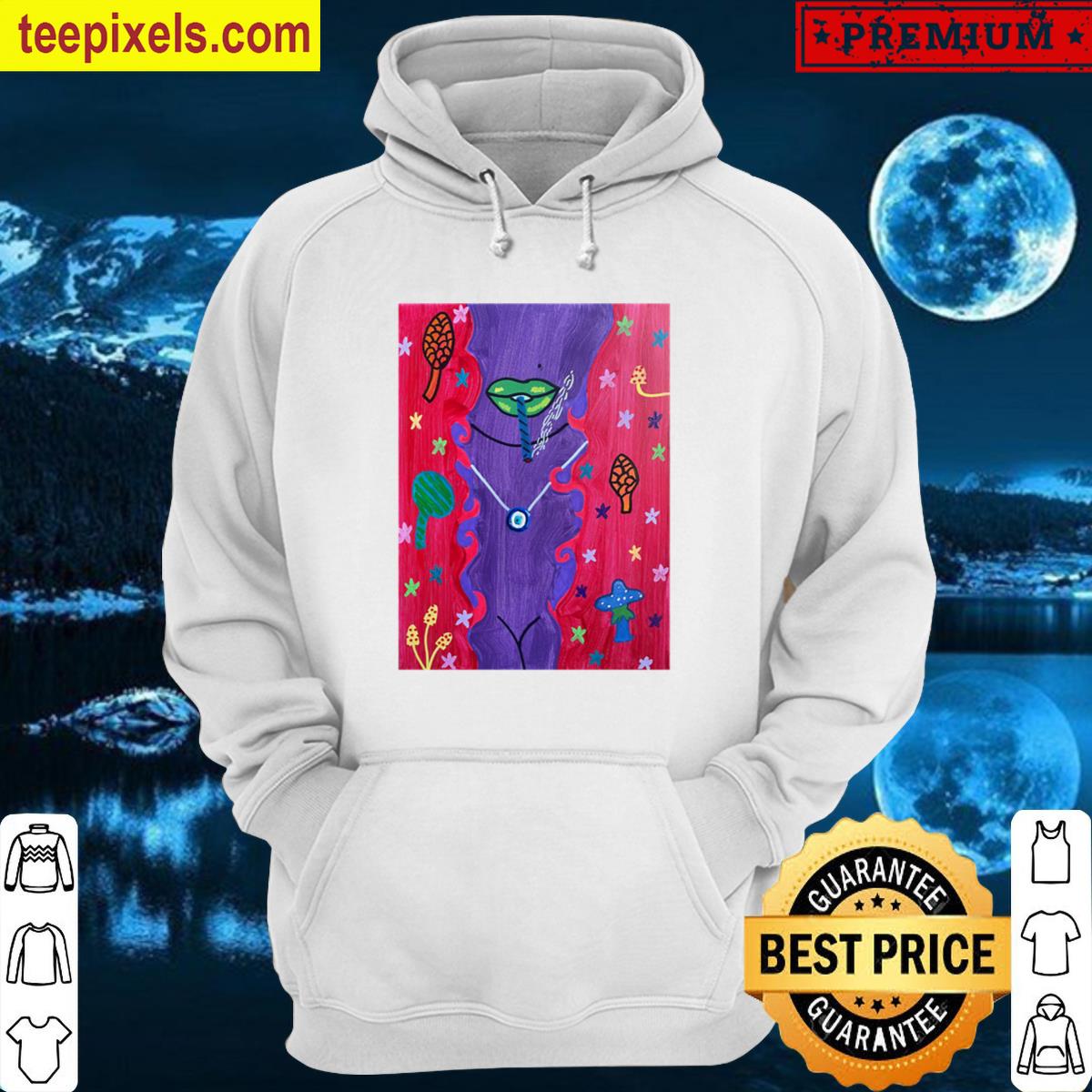 The Painted Lady Oversized T-shirt Tee Shirt