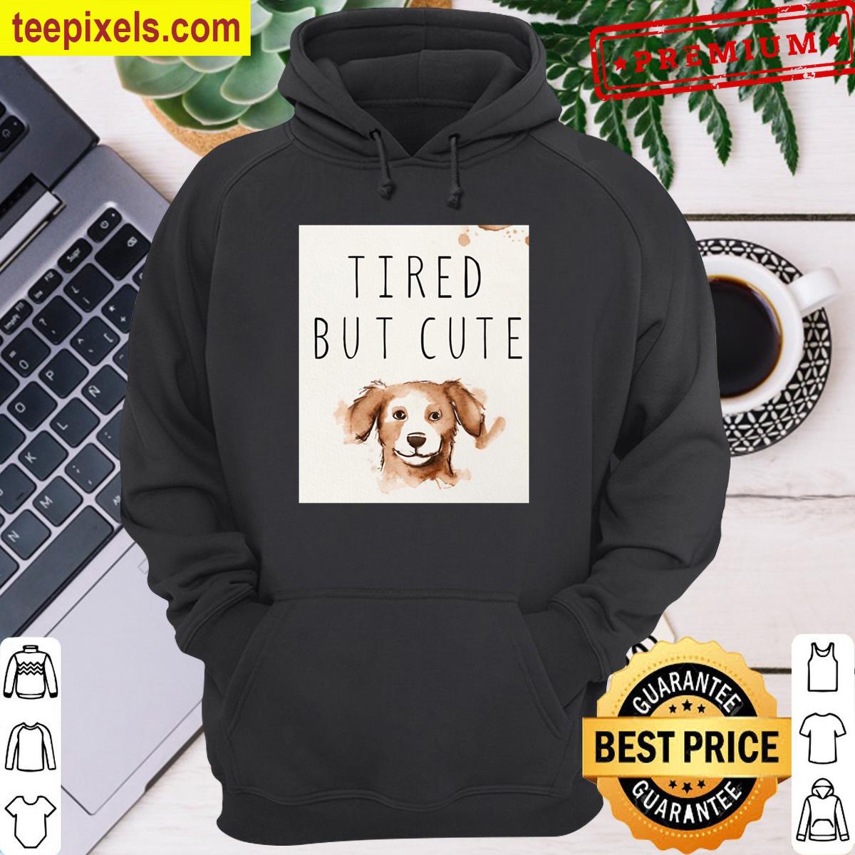 Tired But Cute Dog Classic T-shirt Tee Shirt