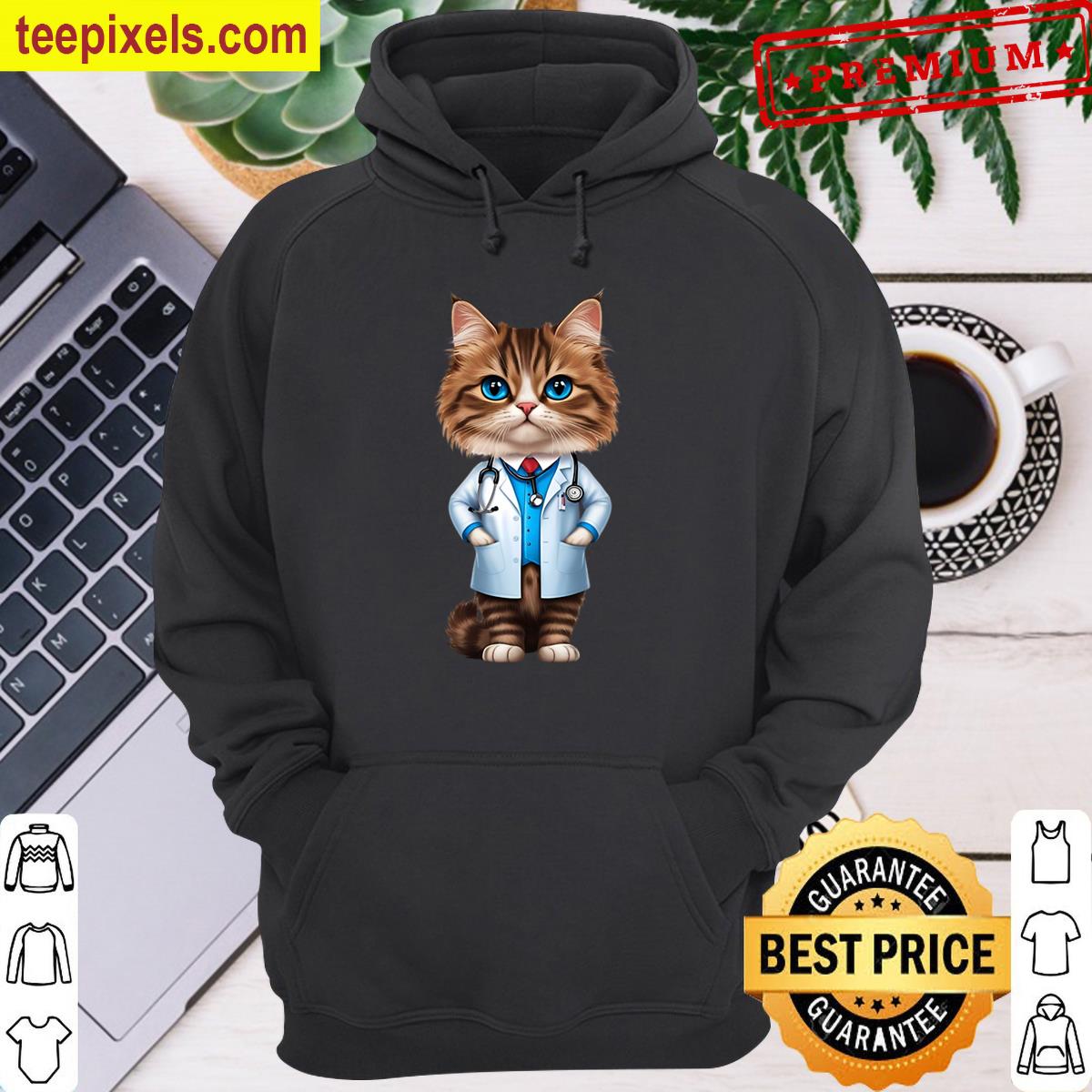Cute-persian-cat-doctor- Tee Shirt