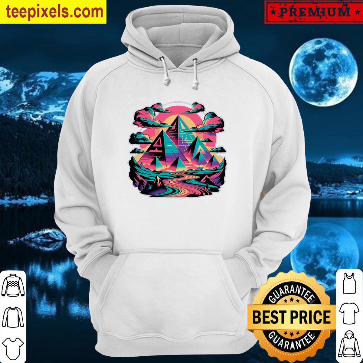 Pyramids-psychedelic–premium-design Tee Shirt