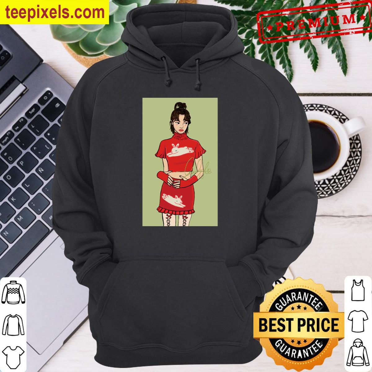 Red-girl-oversized-tee Tee Shirt