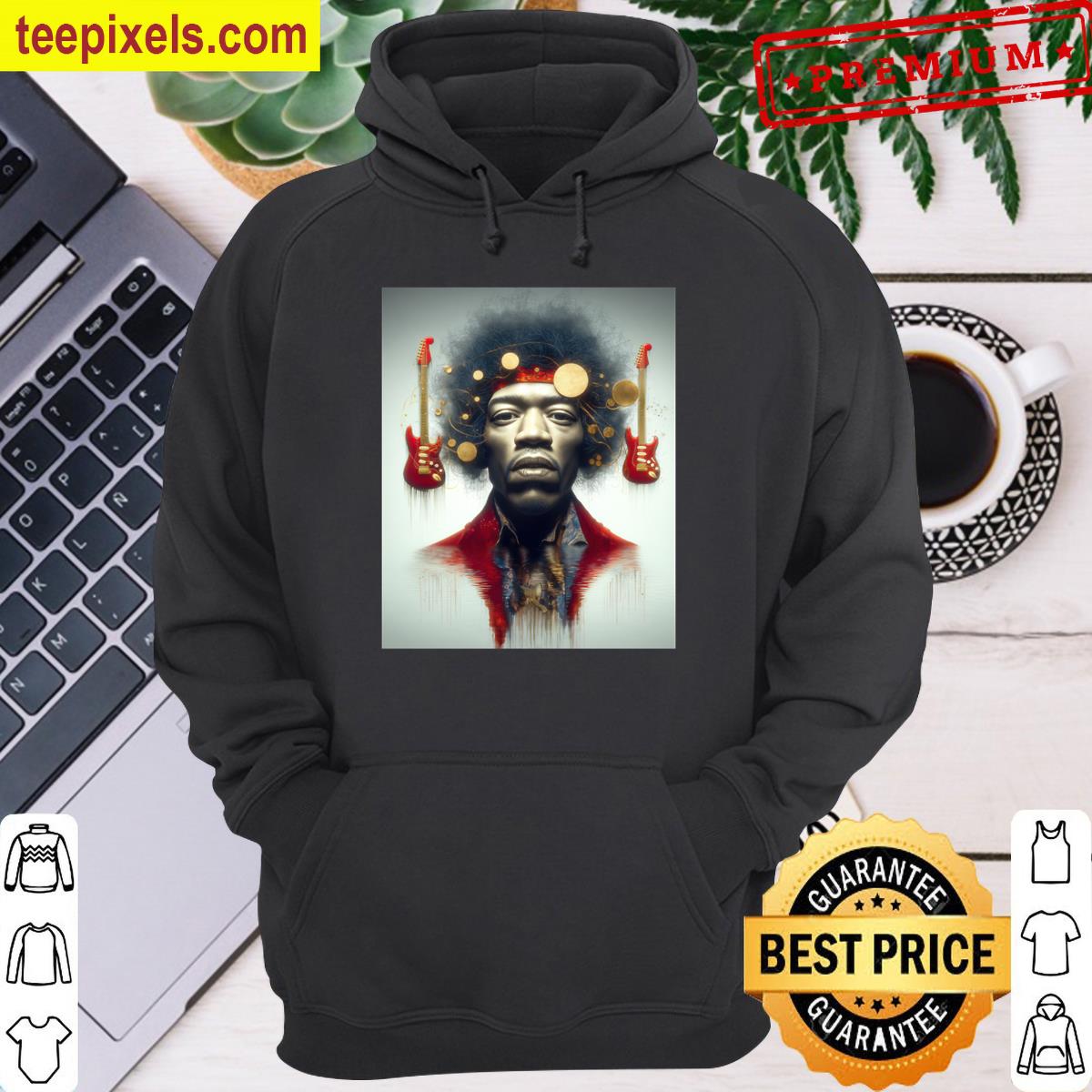 Reflections Of Hendrix Art Tee Shirt