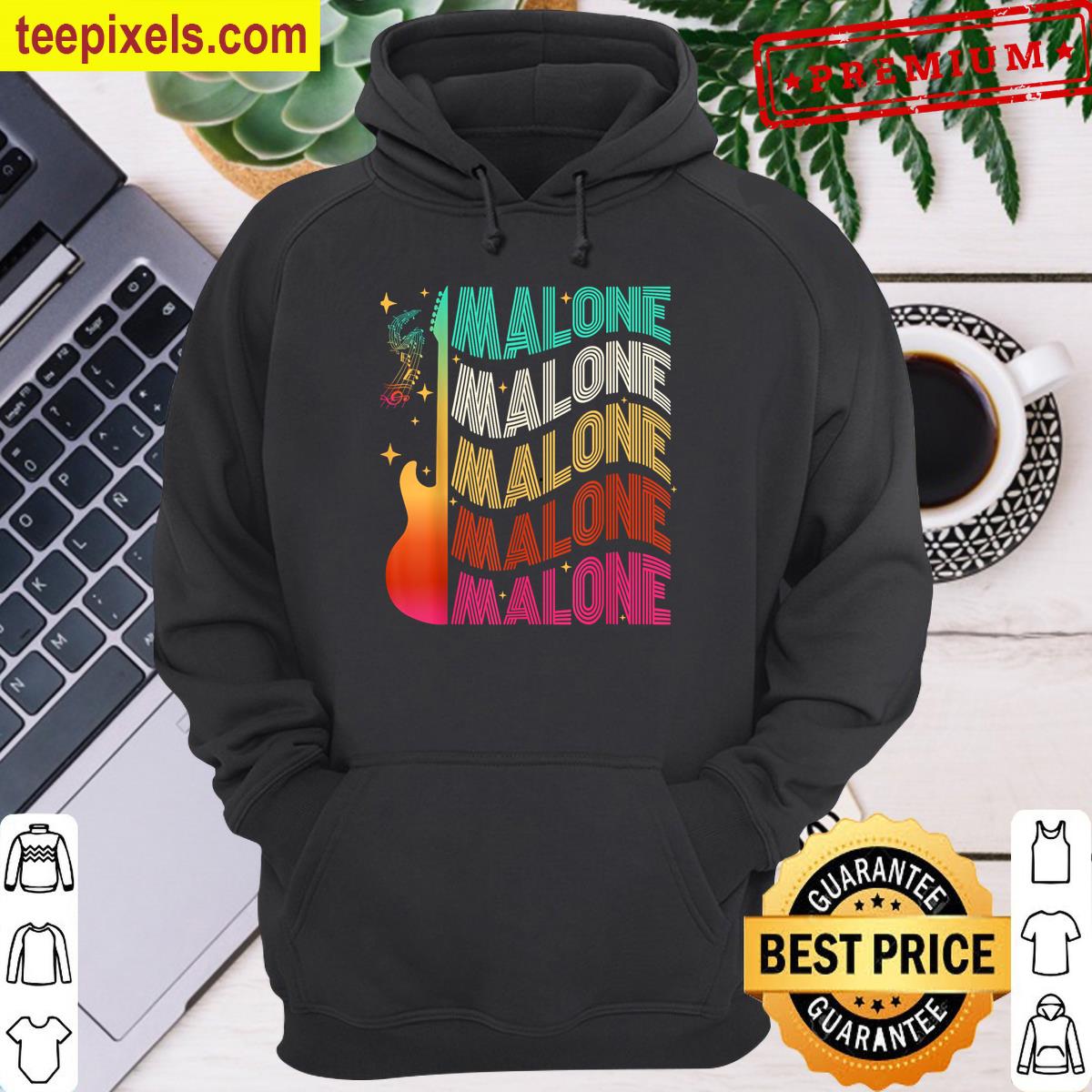 Retro Malone Personalized Name Tee Shirt