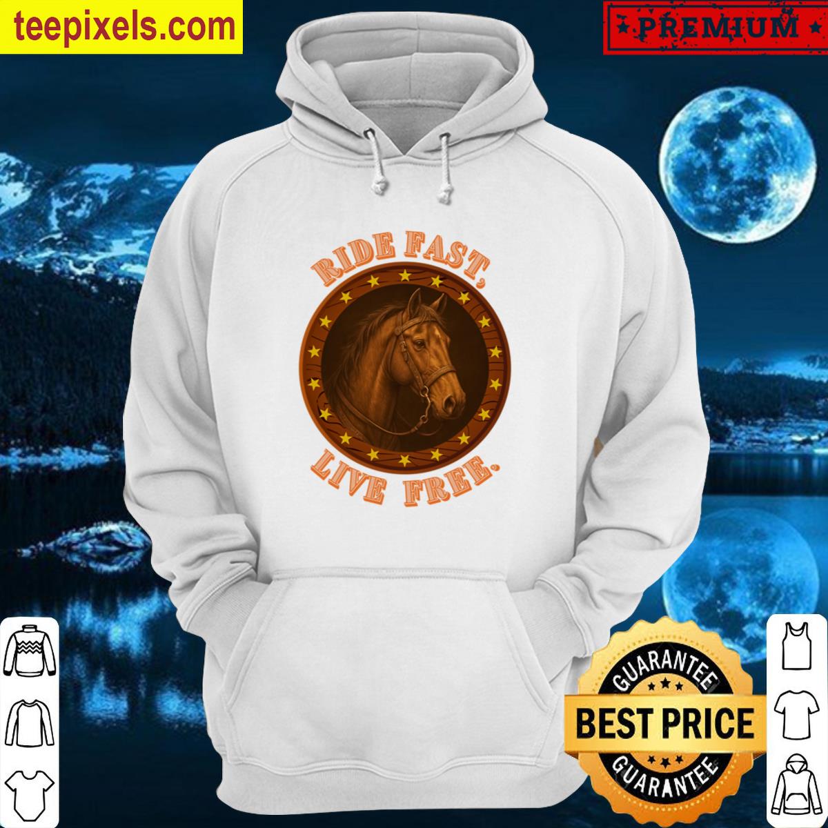 Ride-fast-live-free- Tee Shirt
