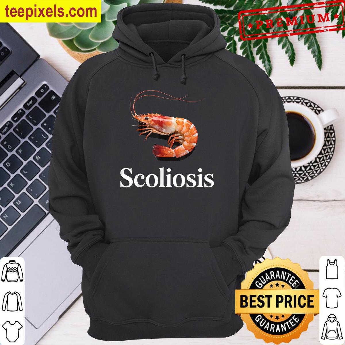 Scoliosis Shrimp Tee Shirt