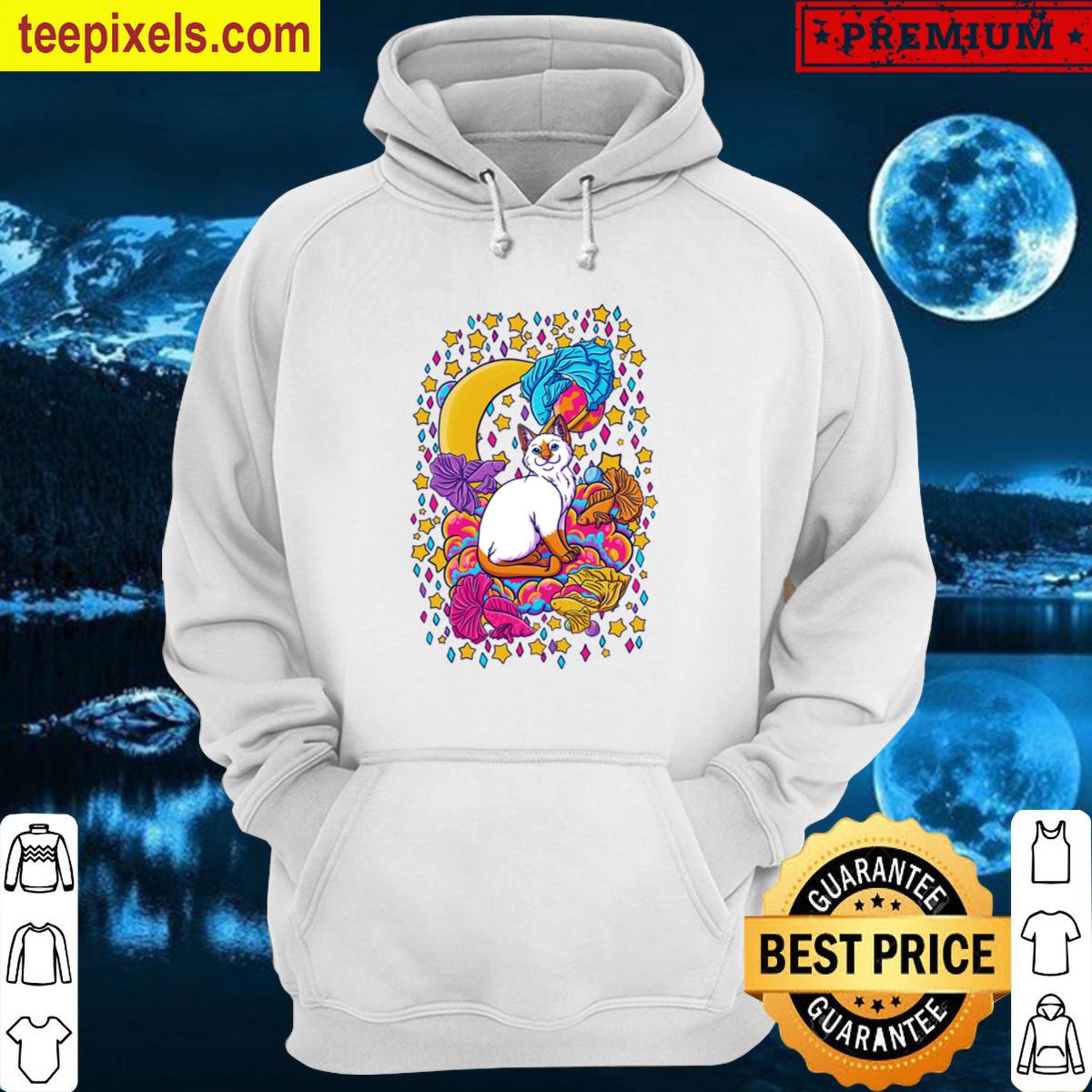 Space-fish-flamepoint-siamese- Tee Shirt