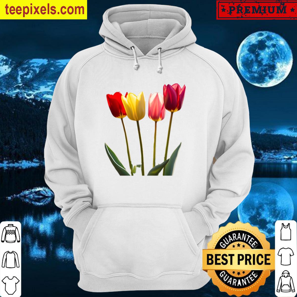 Tulip Dreams Floral Tee Shirt