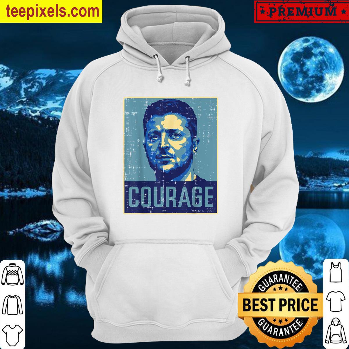 Ukraine President Zelensky Courage Tee Shirt
