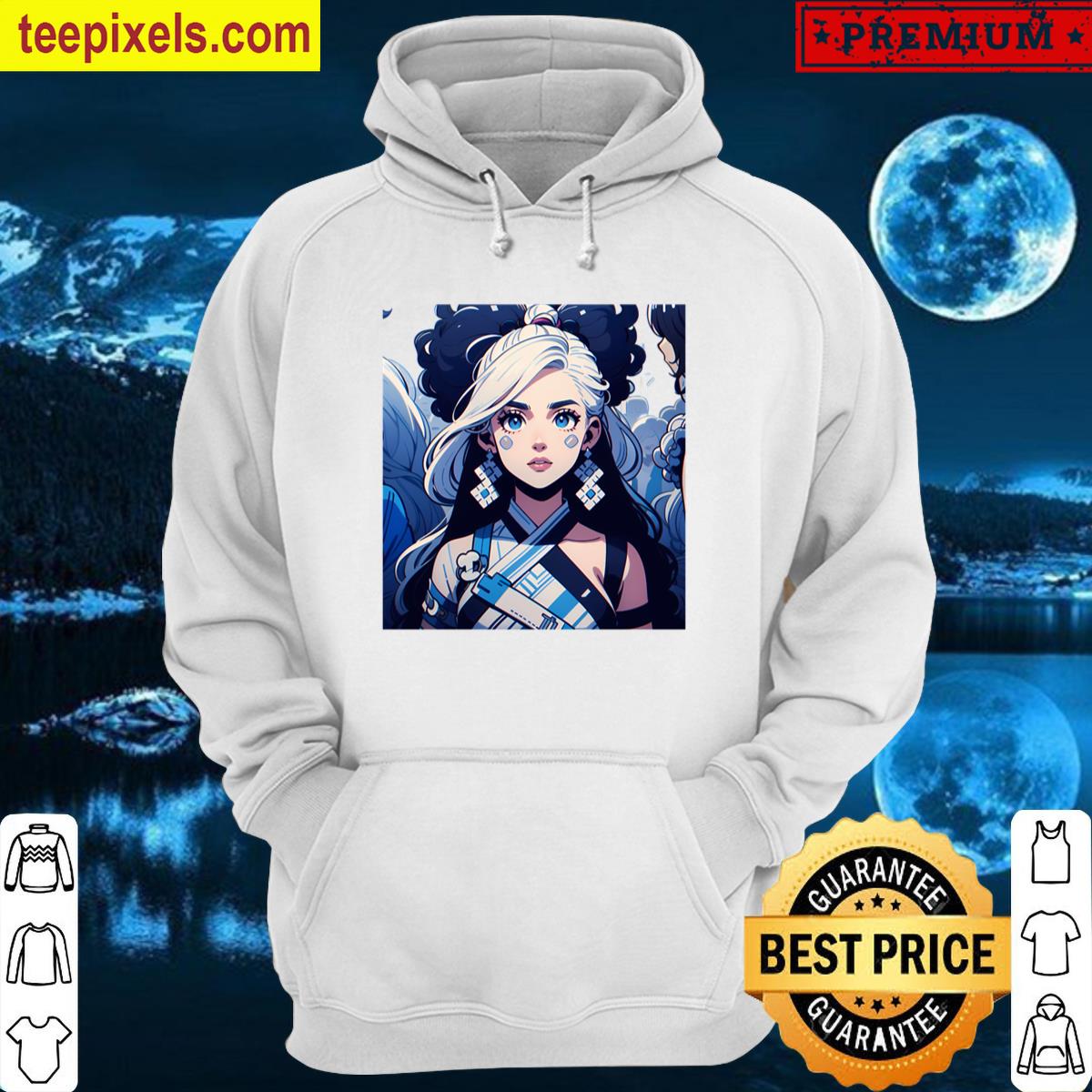 Woman-girl-animated- Tee Shirt