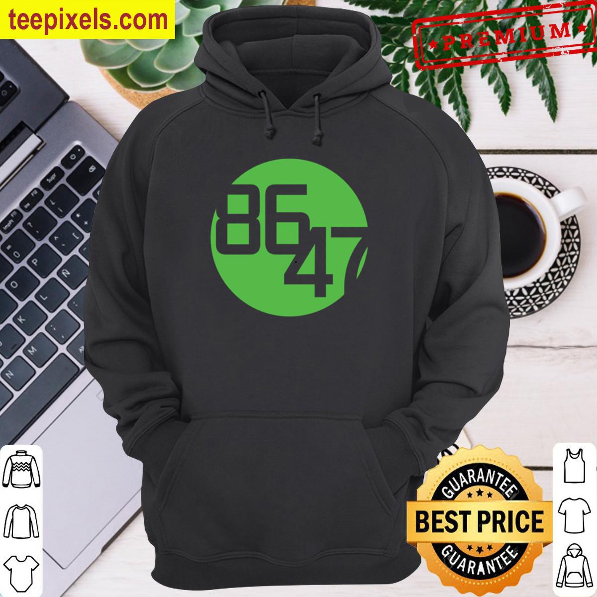 8647 Lime Green Dot Tee Shirt