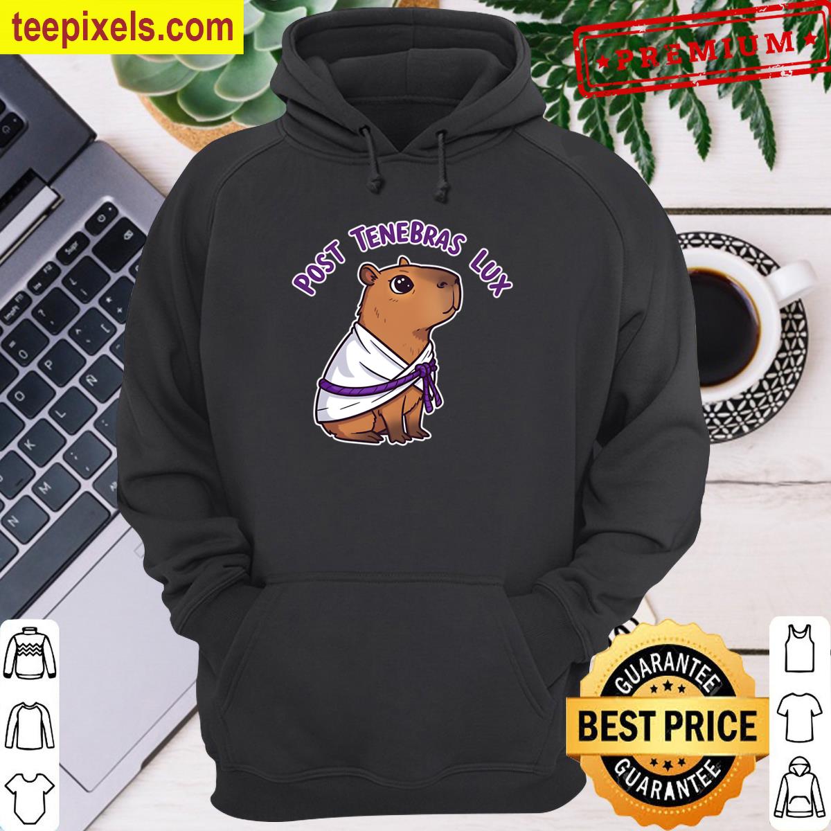 Capybara With A Toga Watching The Sunrise Tee Shirt