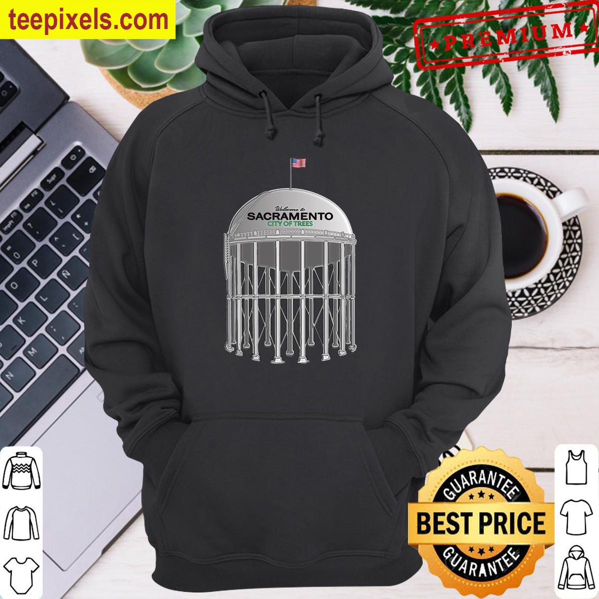Copy Of Sacramento City Of Trees Tower Picaflor Clothing Oversized Tee Shirt