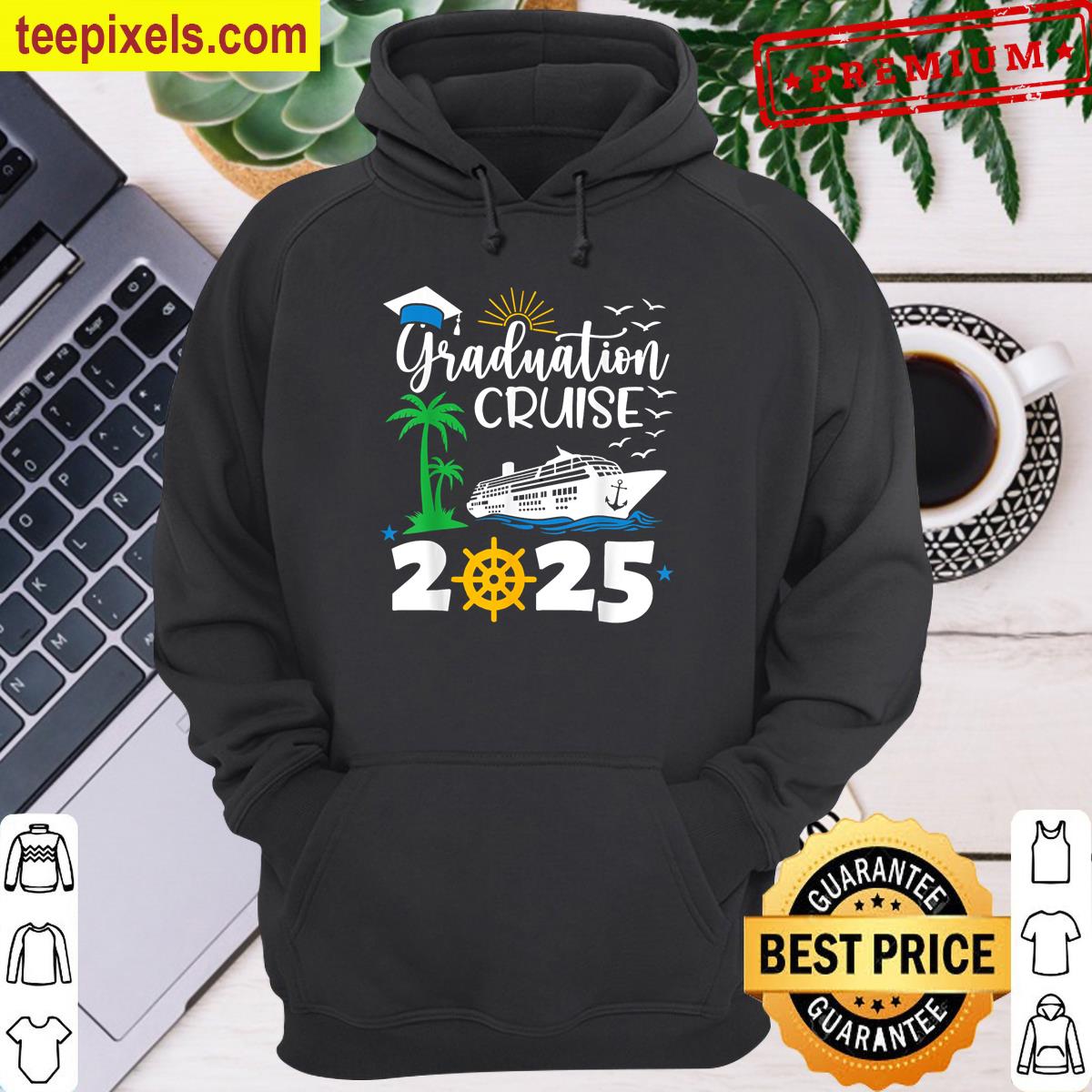 Graduation Cruise 2025 Graduate Hawaii Beach Summer Vacation Tee Shirt