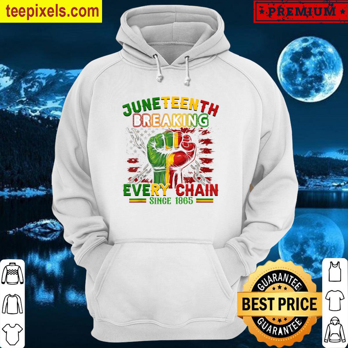 Juneteenth Breaking Every Chain Since 1865 Men Women Kids Tee Shirt