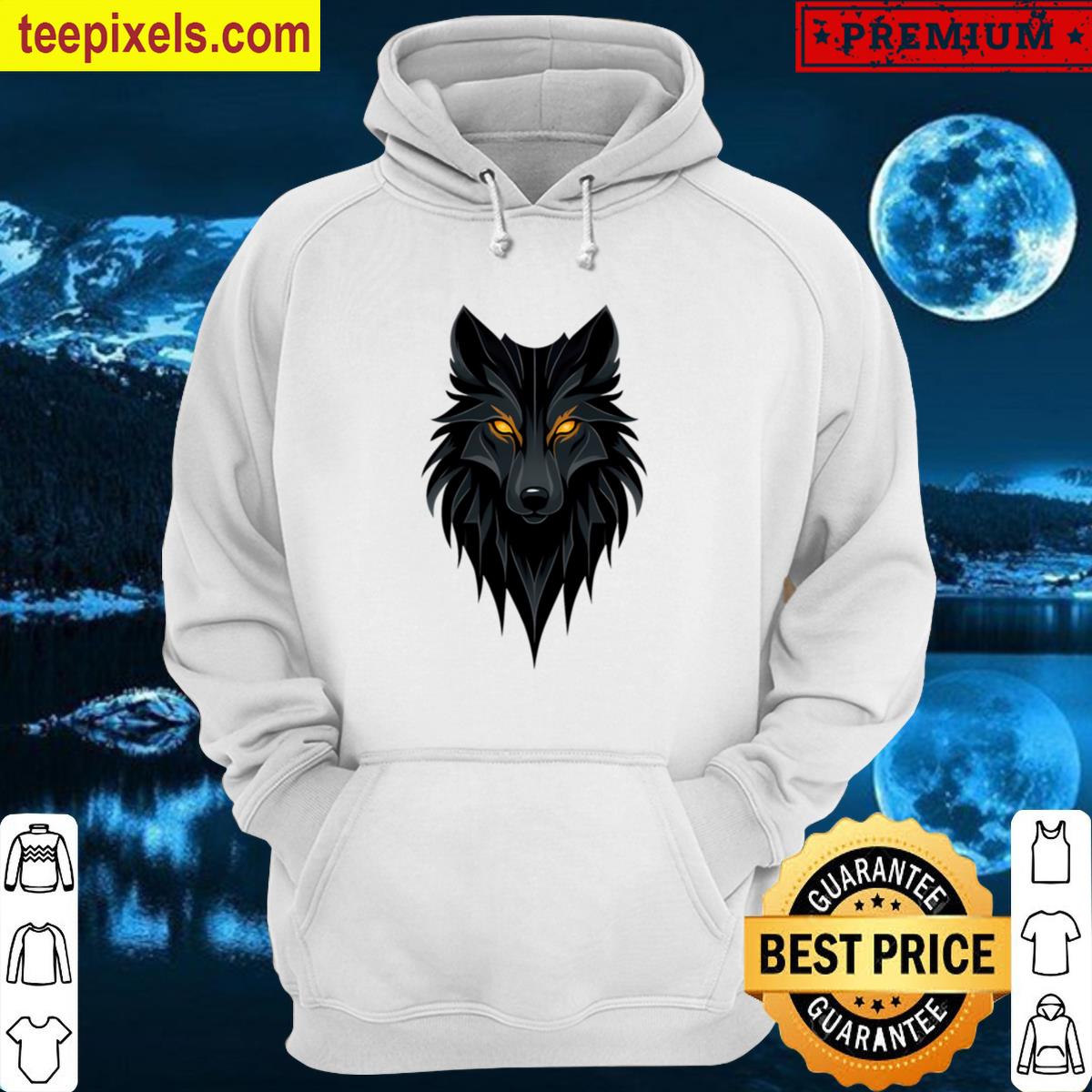 Mystery Dark Wolf Oversized Tee Shirt