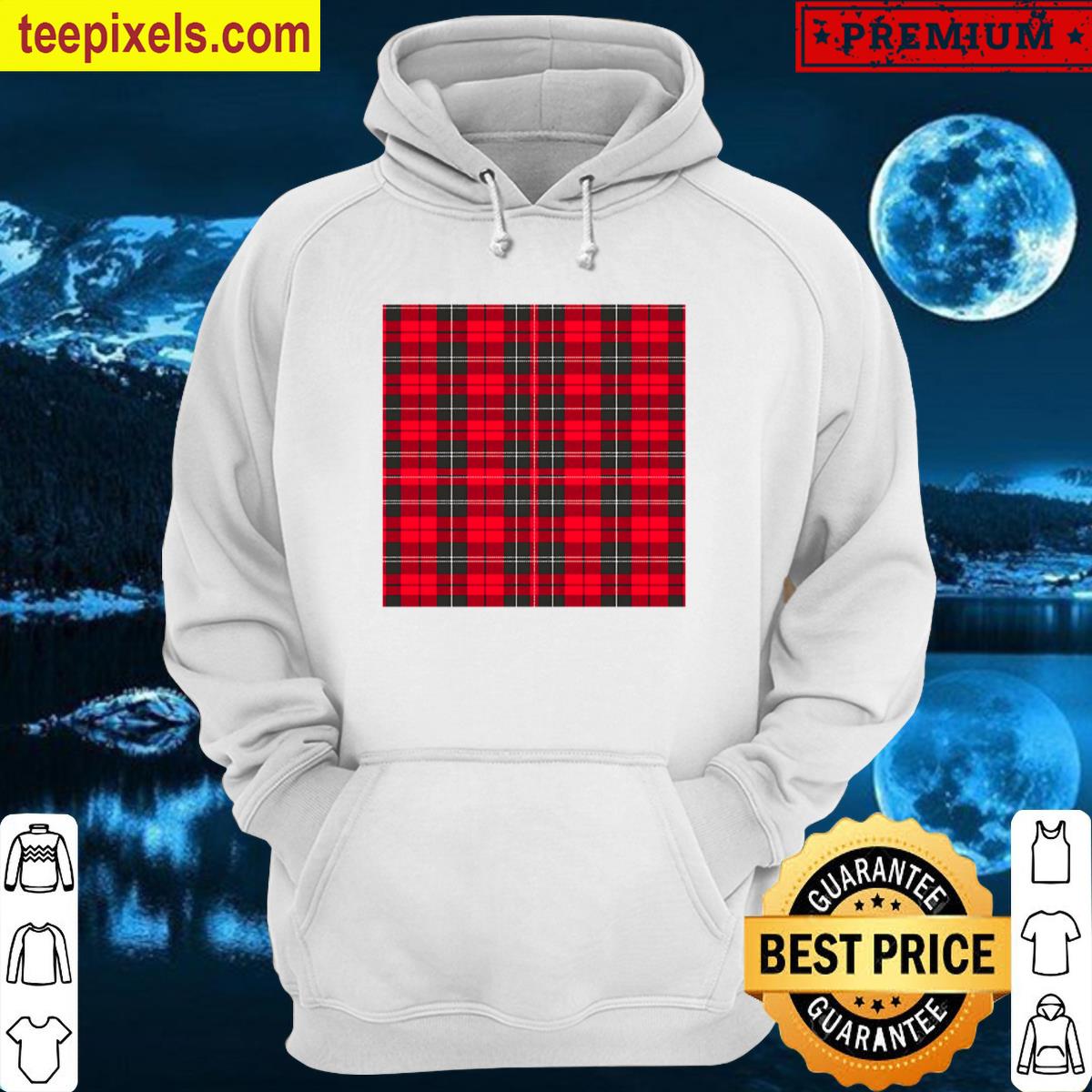 Red Traditional Plaid Tartan Modern Collection Tee Shirt