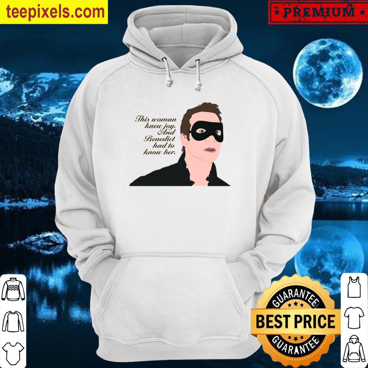 This Woman Knew Joy And Benedict Had To Know Her Bridgerton Masquerade Ball Quote Netflix Tee Shirt