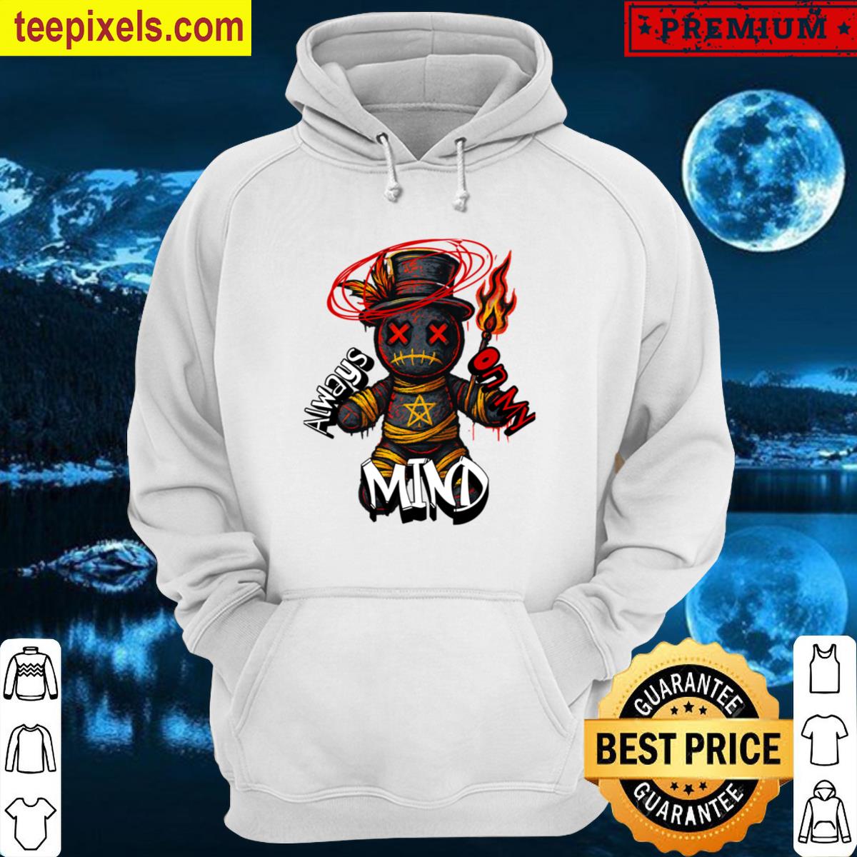 Voodoo Protection Doll Artwork Loa Energy Shield Occult Street Art Illustration Tee Shirt