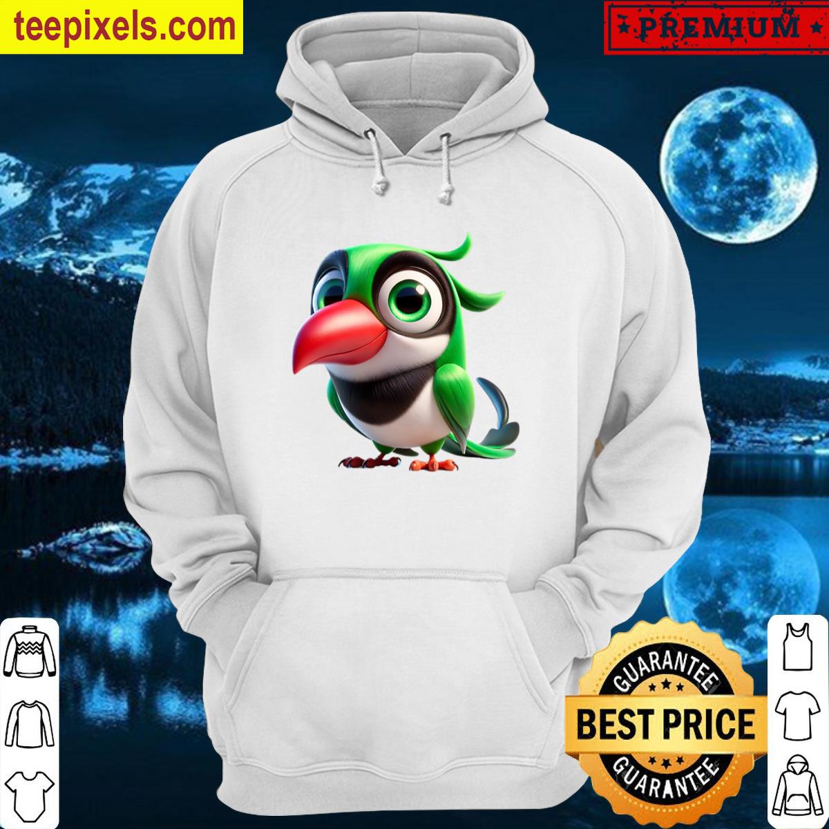Adorable Common Green Magpie Tee Shirt