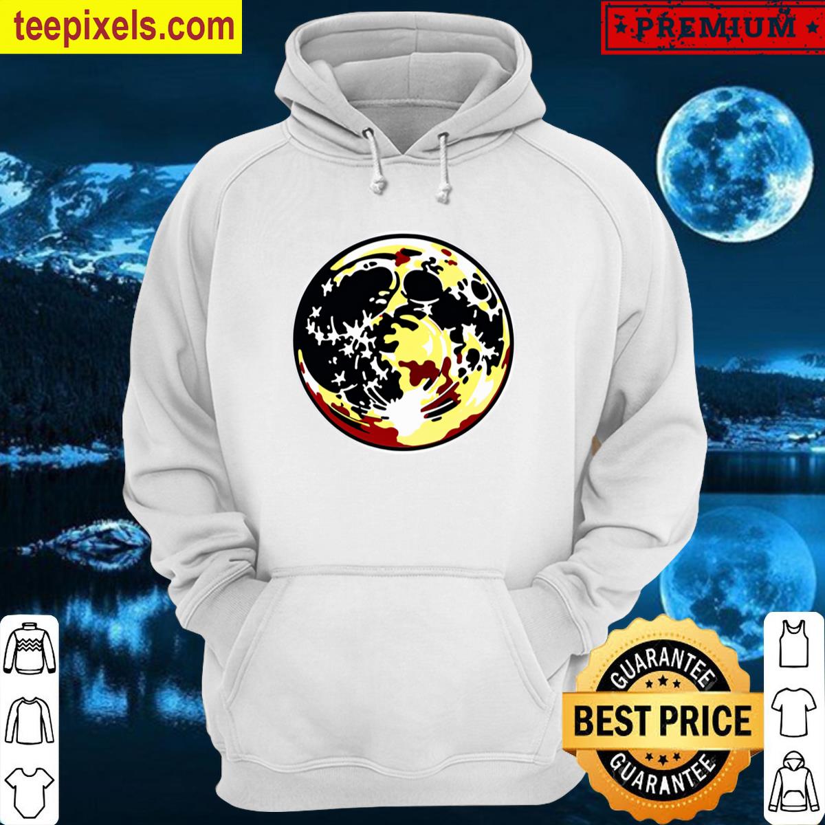 Bloody Full Moon Oversized Tee Shirt