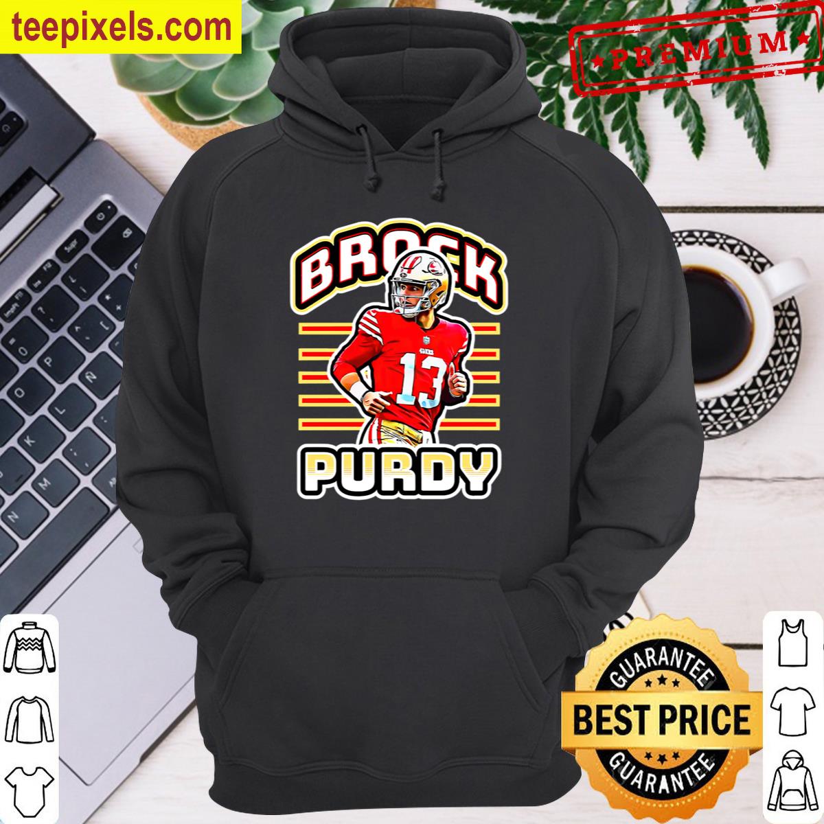 Brock Purdy Art Tee Shirt