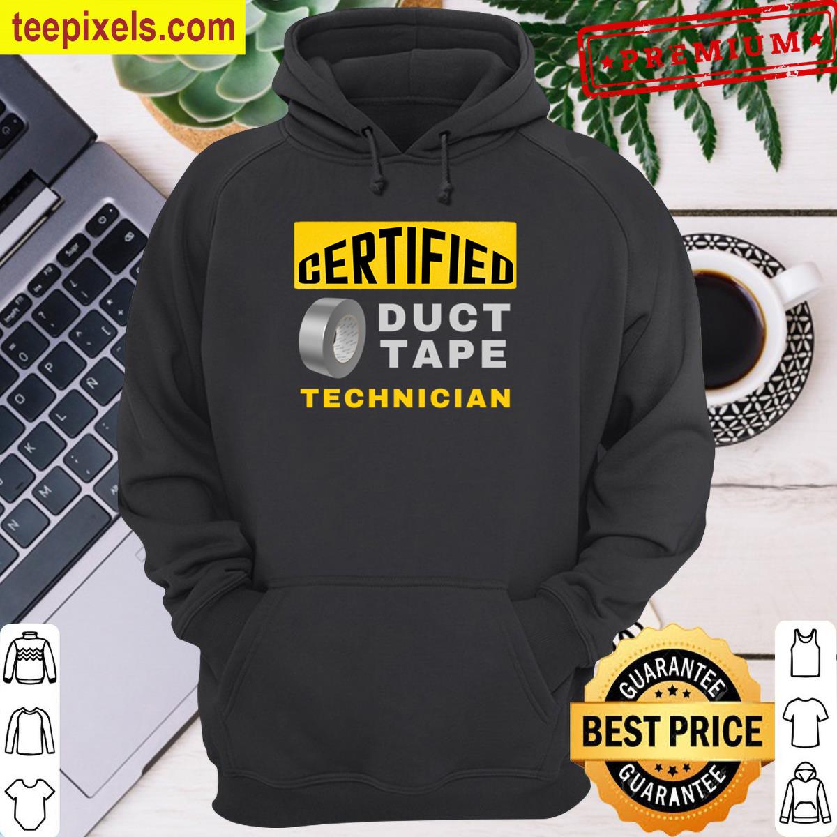 Certified Duct Tape Technician Tee Shirt