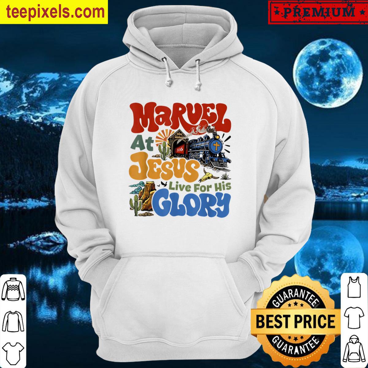 Christian Camp Vbs 2025 Wonder His Glory Junction Train Tee Shirt