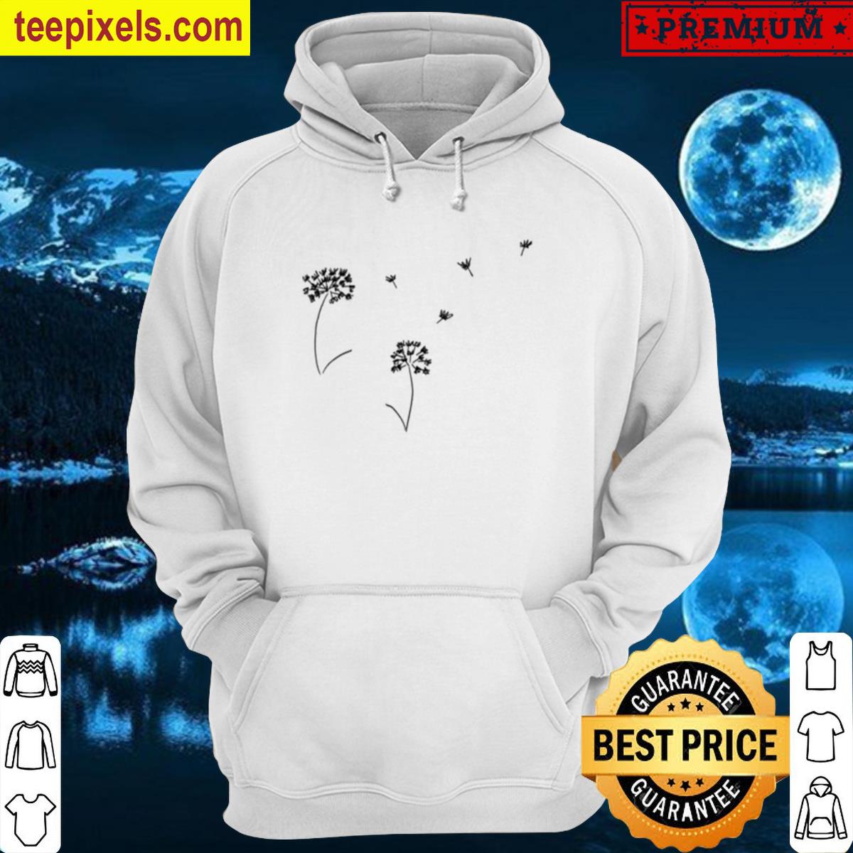 Dandelions In Wind Oversized Tee Shirt