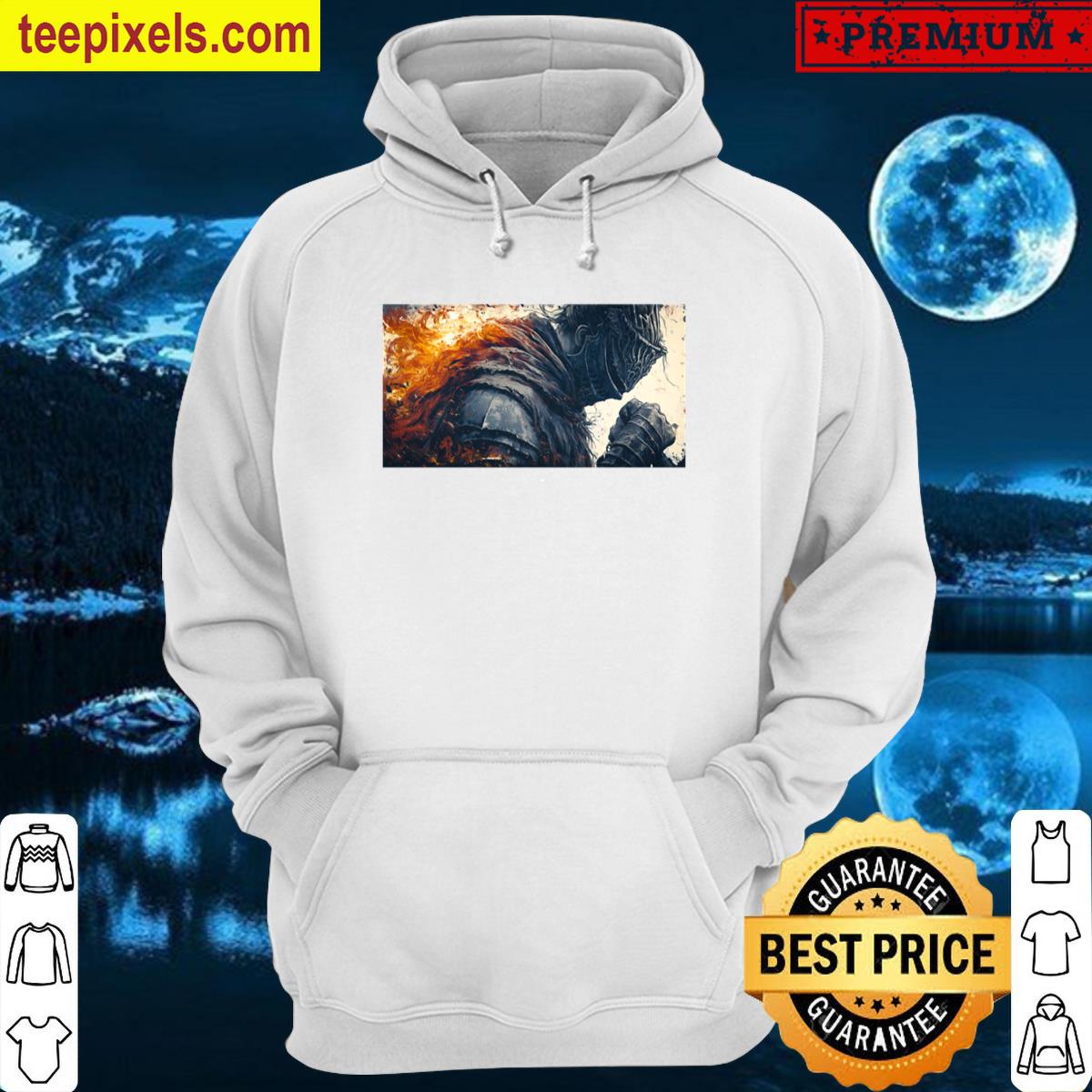 Dark Fantasy Knight Lands Between Deskmat Oversized Tee Shirt