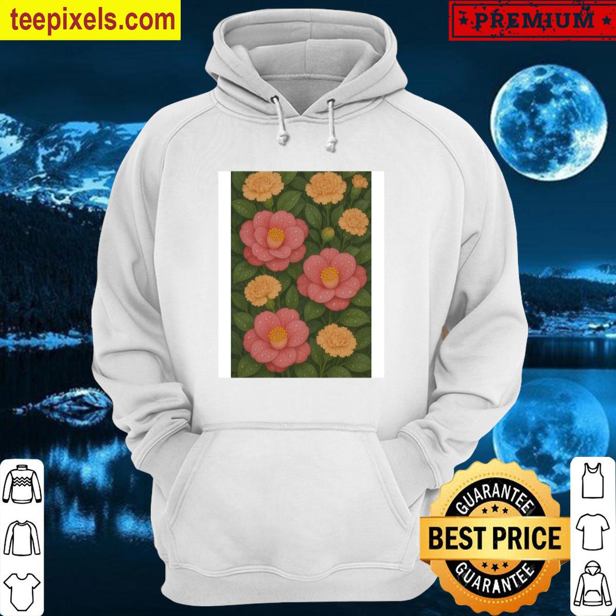 Flowers In The Rain Graphic Tee Shirt