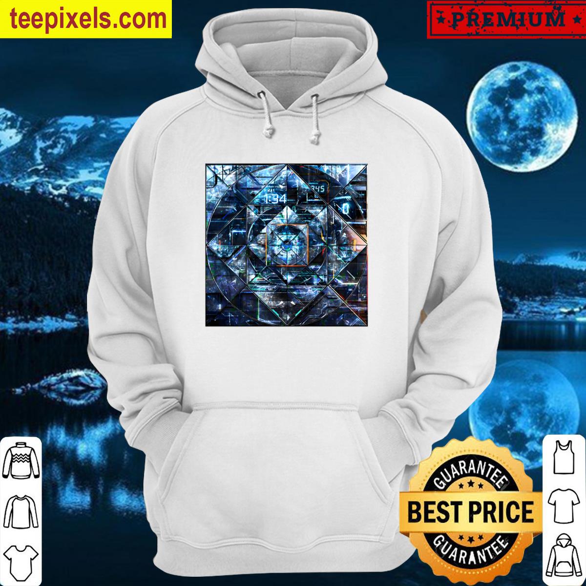 Fractured Time Oversized Tee Shirt