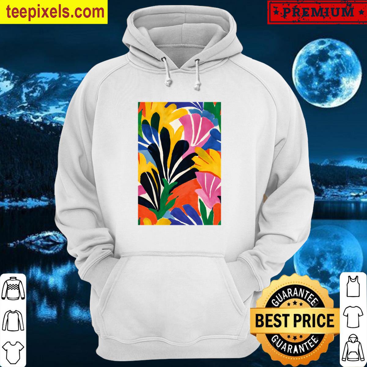 Joyful Foliage In Vibrant Color Blocks Tee Shirt