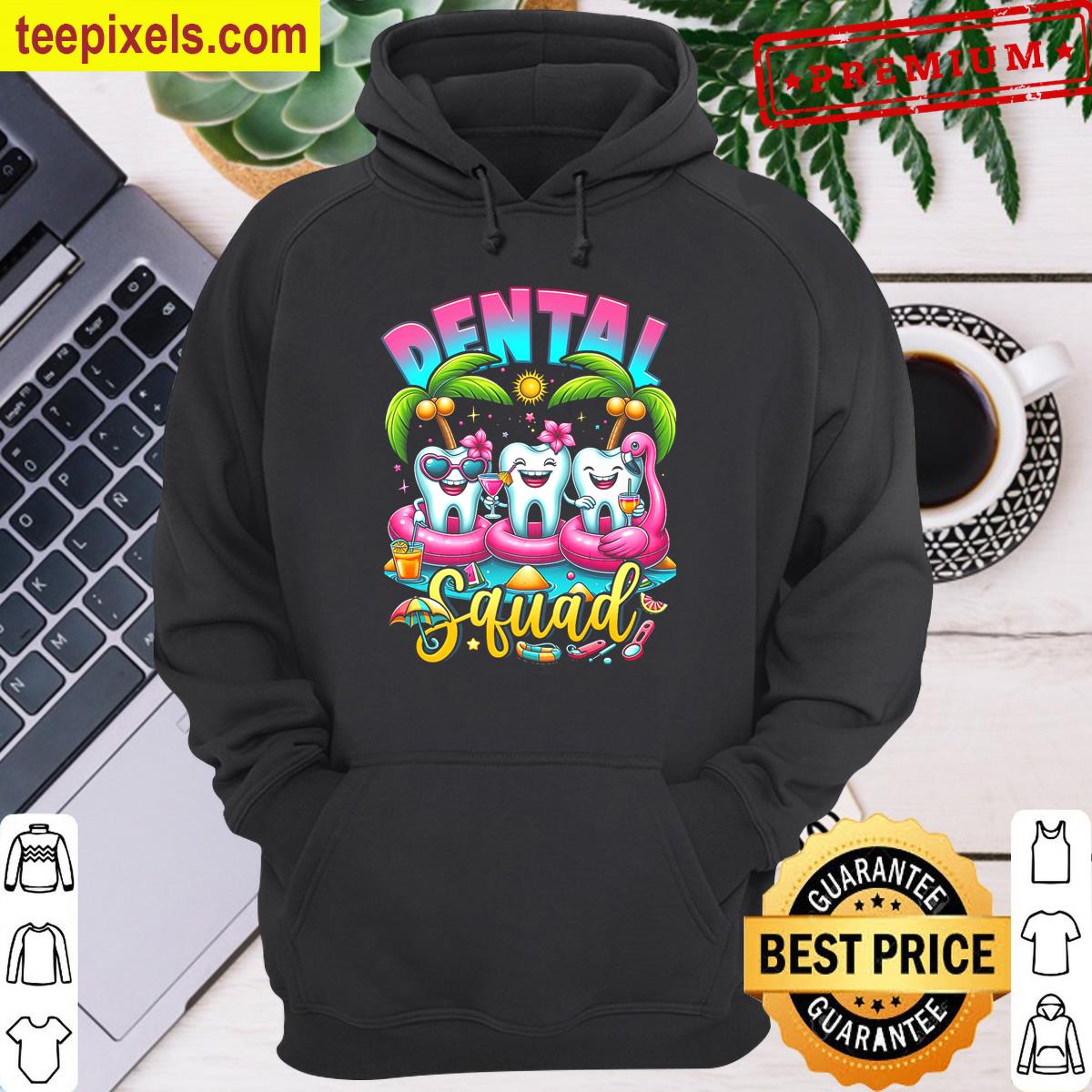 Assistant Dental Hygienist Happy Summer Dental Squad Dentist Premium Tee Shirt