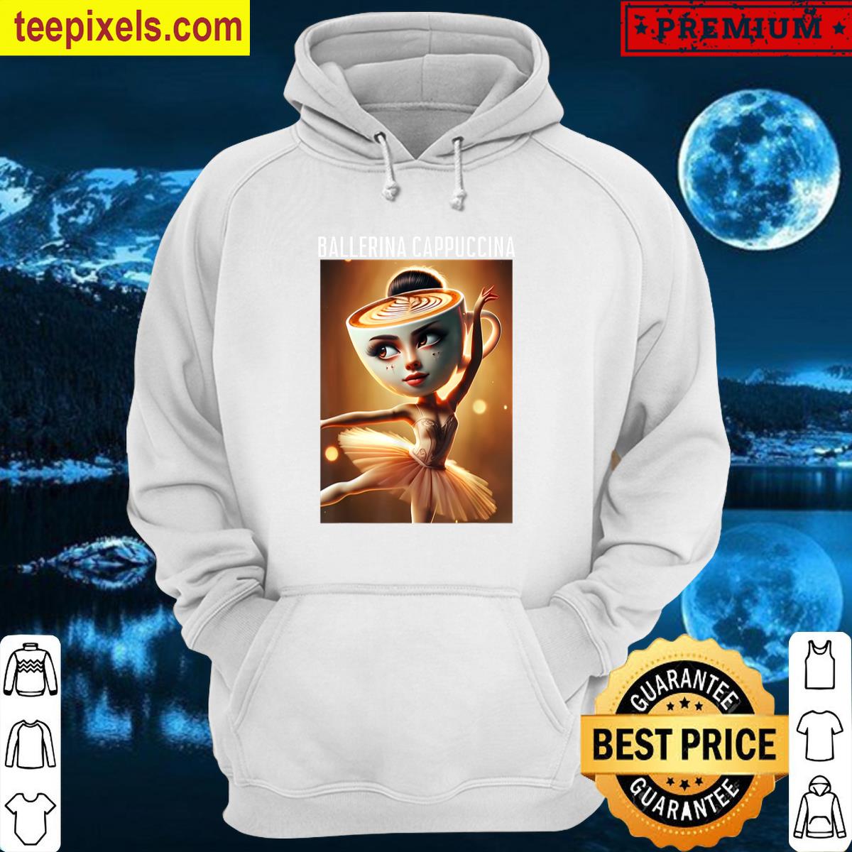 Ballerina Cappuccino Funny Italian Brain Red Tee Shirt
