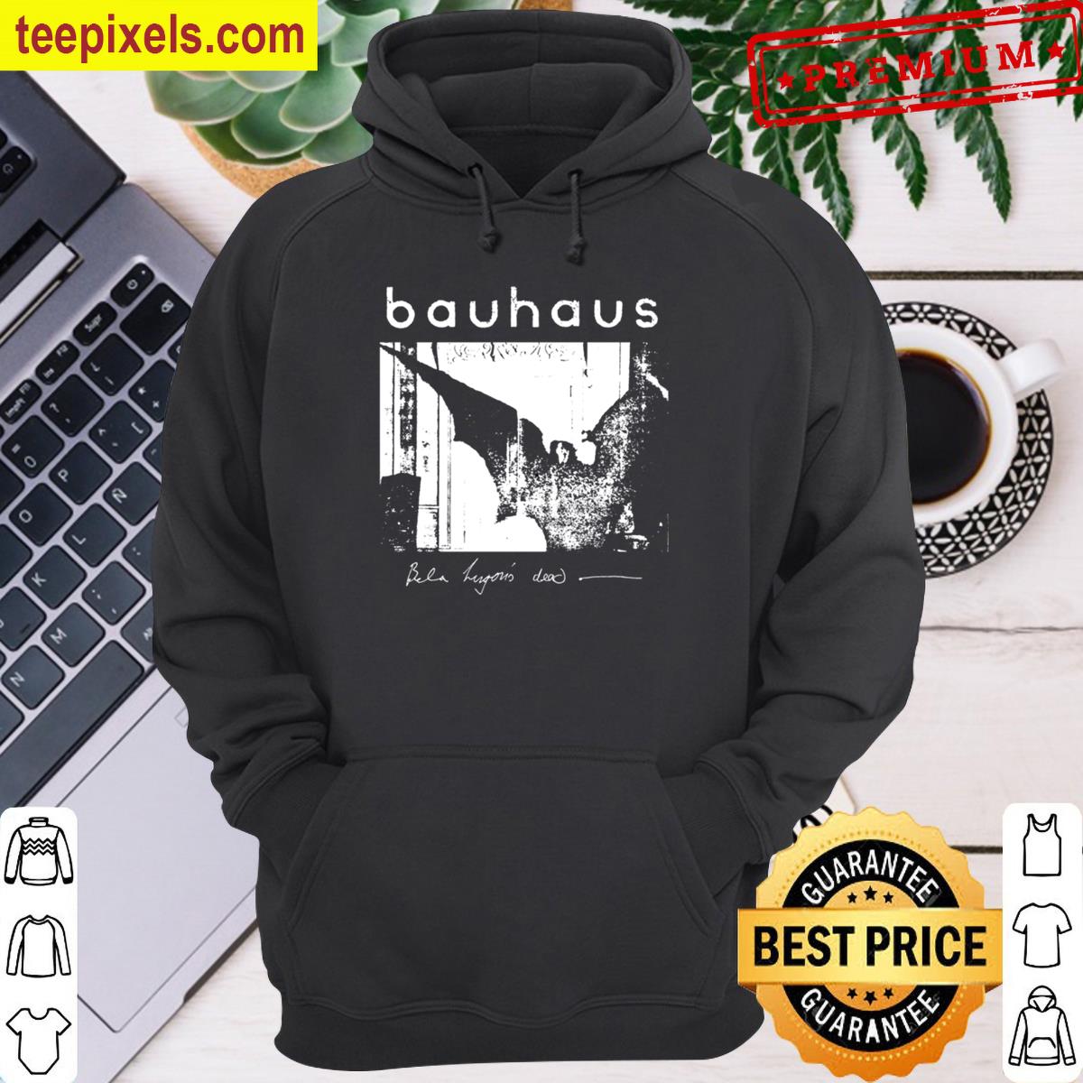 Bauhaus Bat Wings Bela Lugosis Dead Tee Shirt