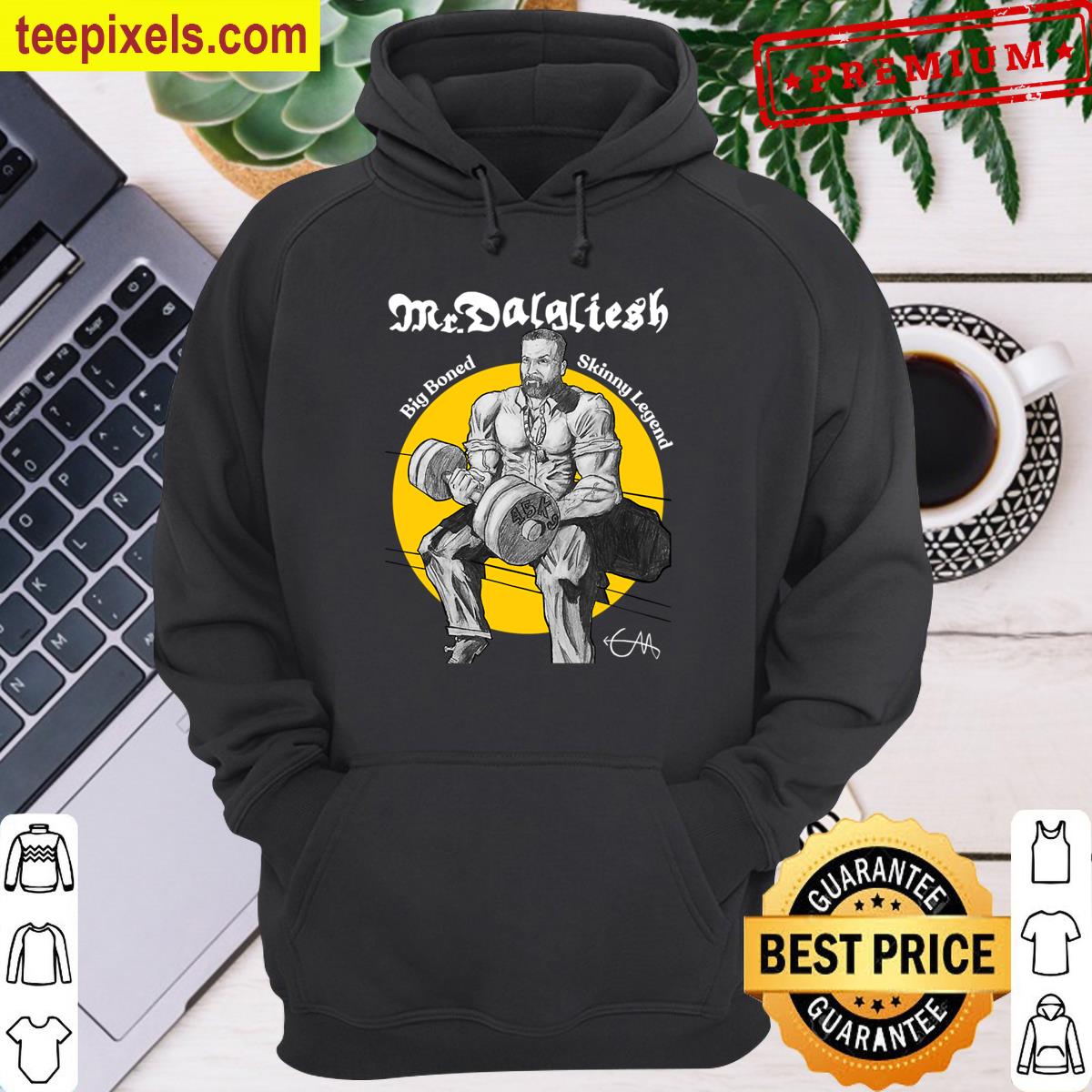 Big Boned Skinny Legend White Text Tee Shirt