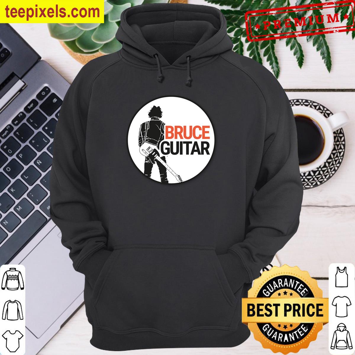 Bruce Guitarist Tee Shirt