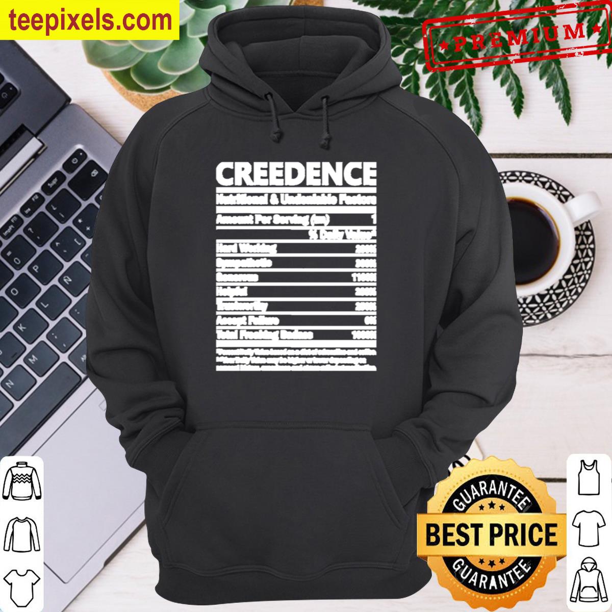 Creedence Name Creedence Nutritional Tee Shirt