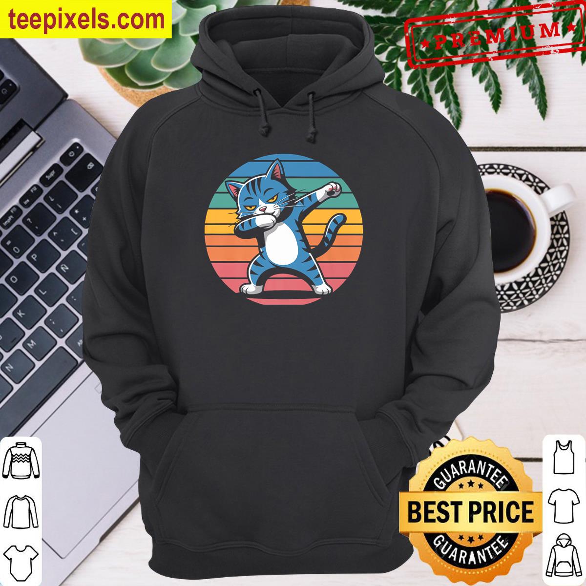 Dabbing Cat Premium Tee Shirt