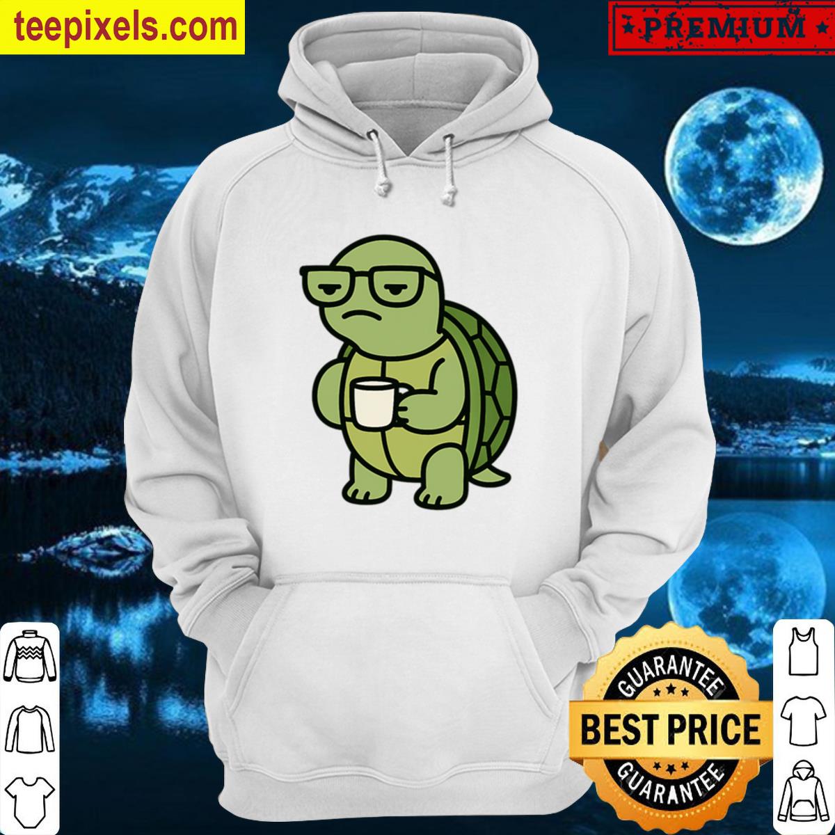 Grumpy Turtle With Coffee Tee Shirt