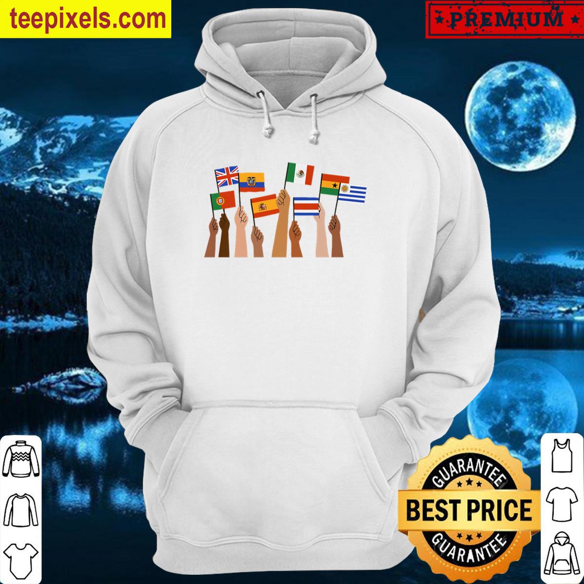 Hands With Flags Premium Tee Shirt
